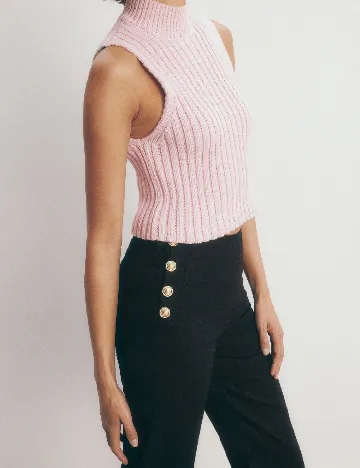 Pantaloni Reserved, negru