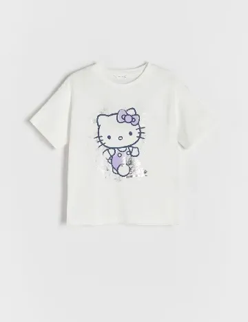 Tricou Reserved, alb