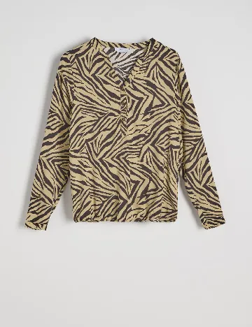 Bluza Reserved, animal print