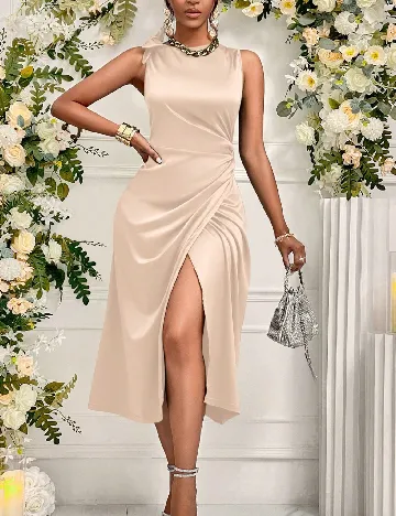 Rochie medie SHEIN, crem