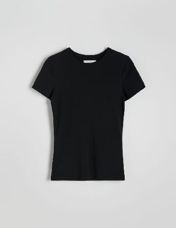 Tricou Reserved, negru