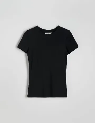 Tricou Reserved, negru