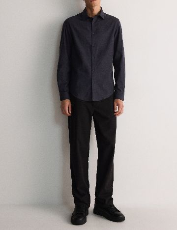 Camasa Reserved, bleumarin