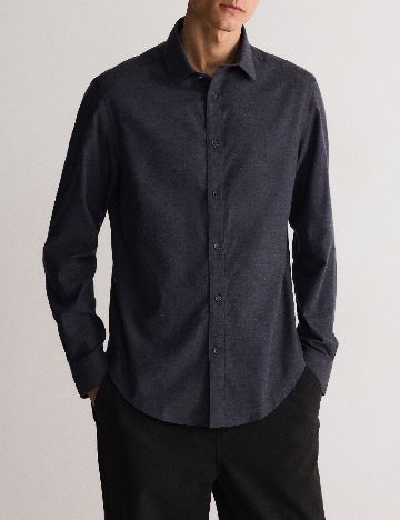 Camasa Reserved, bleumarin