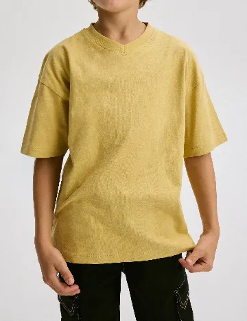 Tricou Reserved, galben