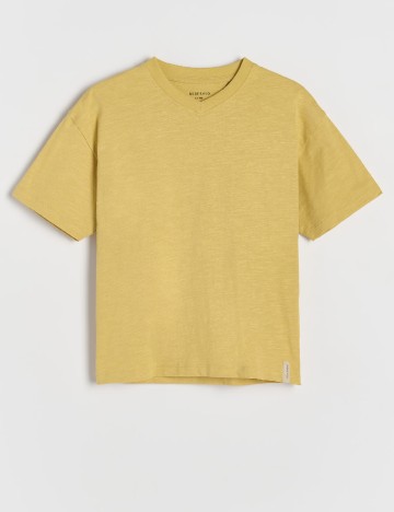 Tricou Reserved, galben