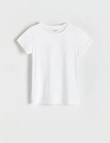 Tricou Reserved, alb