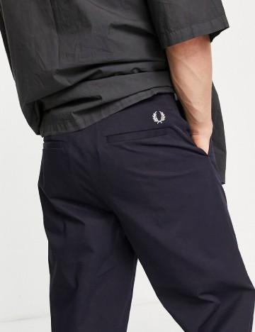 Pantaloni Fred Perry, albastru