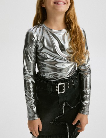 Bluza Reserved, argintiu
