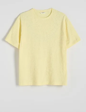 Tricou Reserved, galben