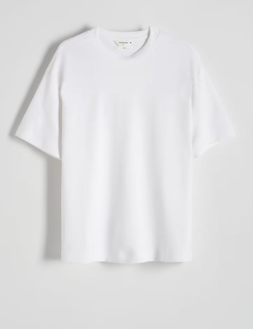 Tricou Reserved, alb