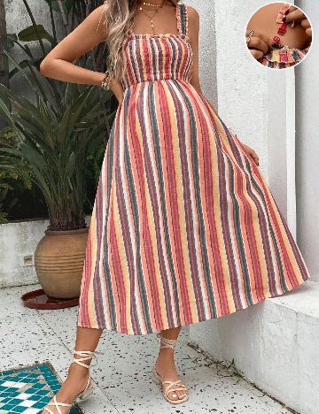 Rochie medie SHEIN Maternity, mix culori