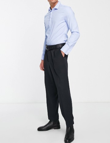 Camasa Asos Plus Size Men, albastru