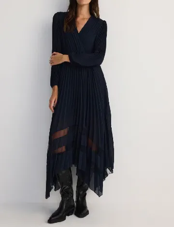 Rochie lunga Reserved, bleumarin inchis