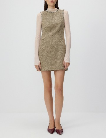 Rochie scurta Reserved, crem
