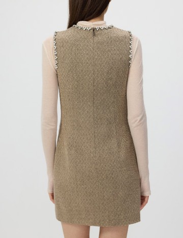 Rochie scurta Reserved, crem