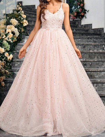 Rochie lunga SHEIN, roz
