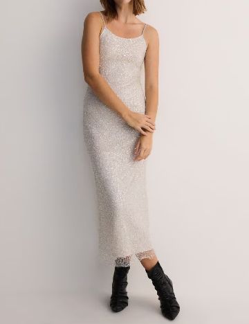 Rochie medie Reserved, argintiu
