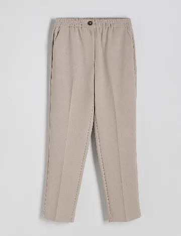 Pantaloni Reserved, bej Crem