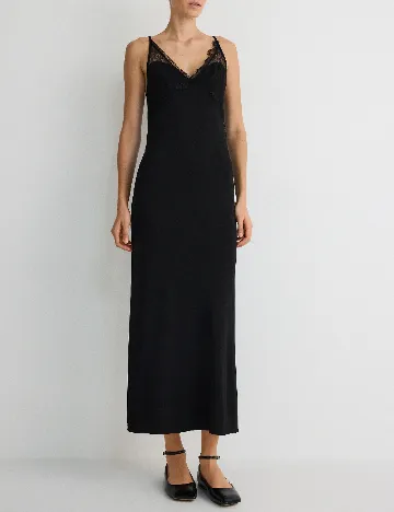 Rochie medie Reserved, negru