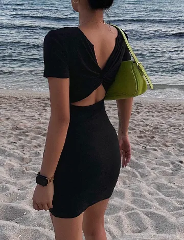 Rochie scurta Dazy, negru