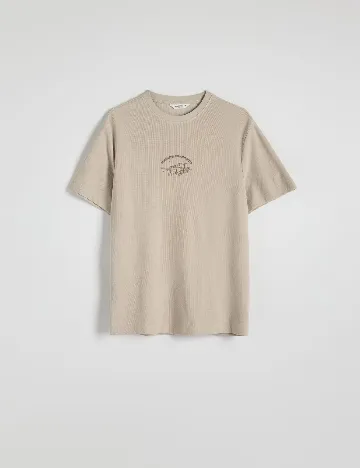 Tricou Reserved, bej