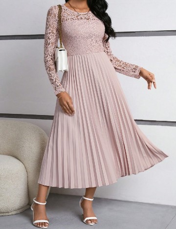 Rochie medie SHEIN, roz