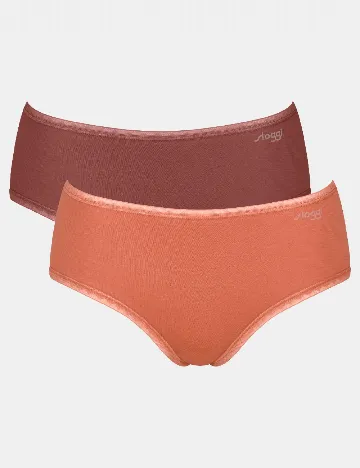 Set chiloti 2 perechi Sloggi by Triumph, mix culori