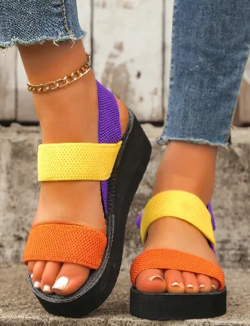 Sandale SHEIN, mix culori