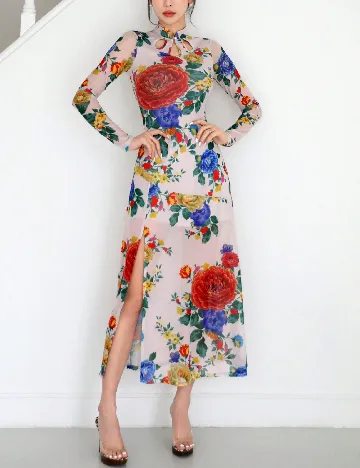 Rochie medie SHEIN, floral print Floral print
