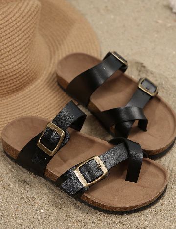 Slapi Shein Kids, negru