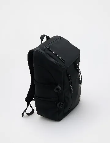 Ghiozdan Reserved, negru Negru