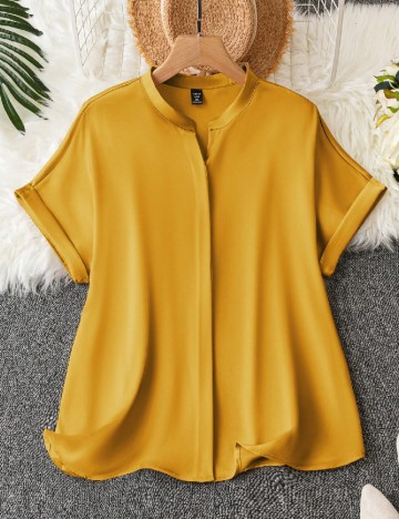 Camasa SHEIN CURVE, galben