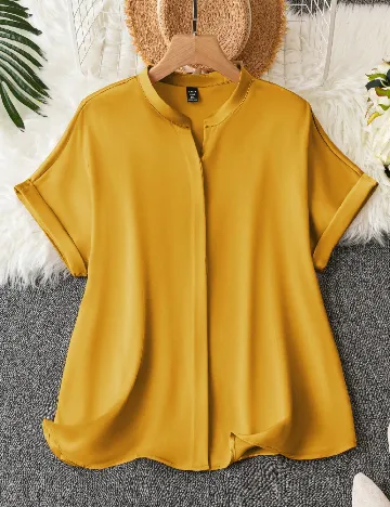 Camasa SHEIN CURVE, galben Galben