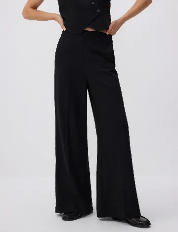 Pantaloni Reserved, negru