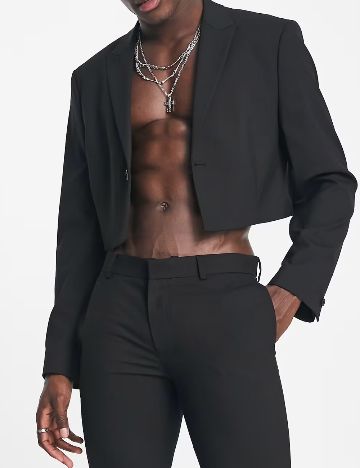 Sacou ASOS, negru