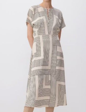 Rochie medie Reserved, crem