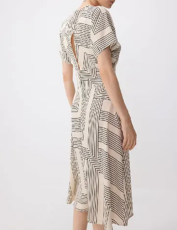 Rochie medie Reserved, crem