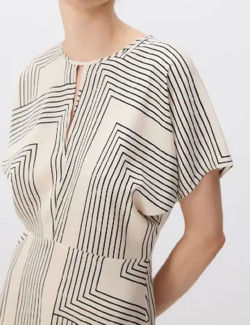 Rochie medie Reserved, crem