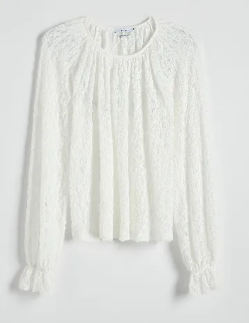 Bluza Reserved, alb