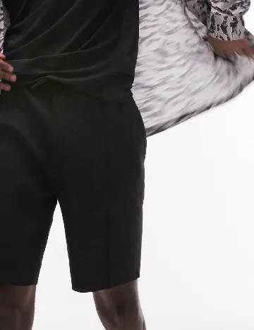 Pantaloni scurti Topman, negru