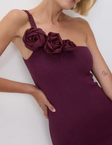 Rochie medie Reserved, pruna