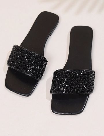 Slapi SHEIN, negru