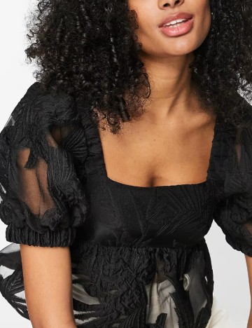 Top ASOS, negru