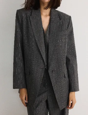 Sacou Oversize Reserved, gri