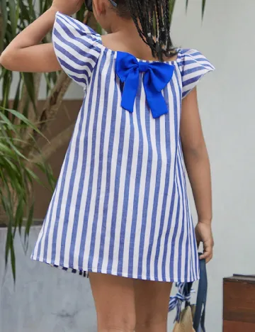 Rochie Shein Kids, albastru/alb