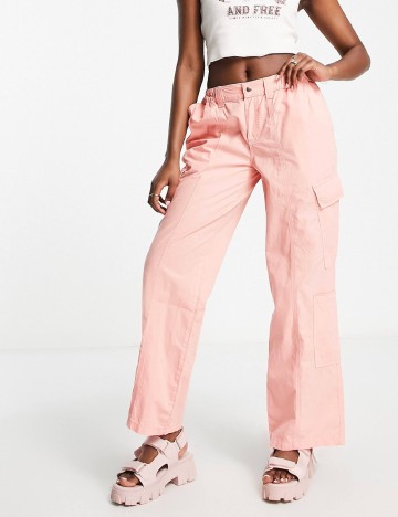 Pantaloni ASOS, roz