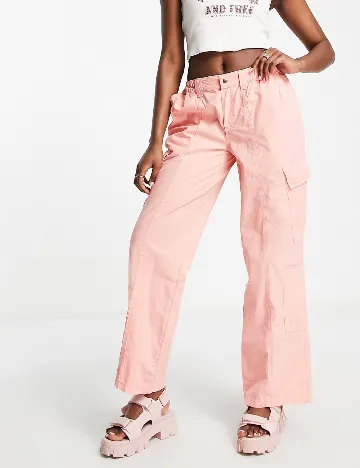 Pantaloni ASOS, roz