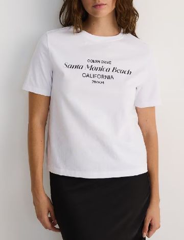 Tricou Reserved, alb