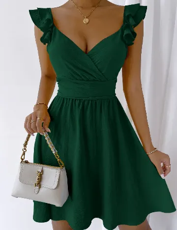 Rochie scurta SHEIN, verde